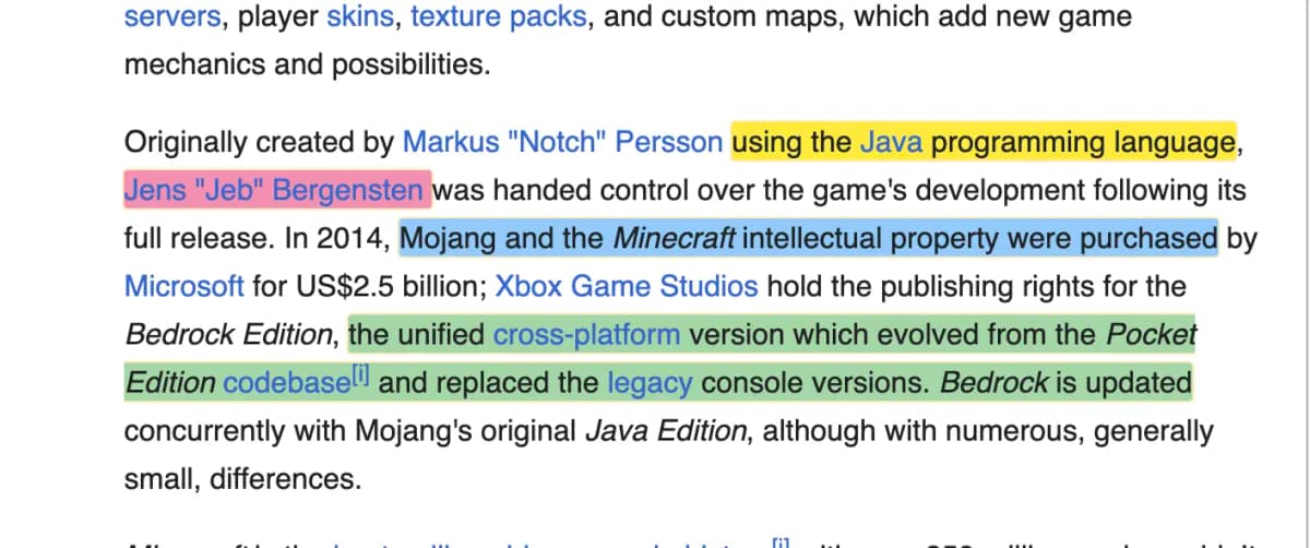 MarklyKit highlighting feature showing text selection on a webpage
